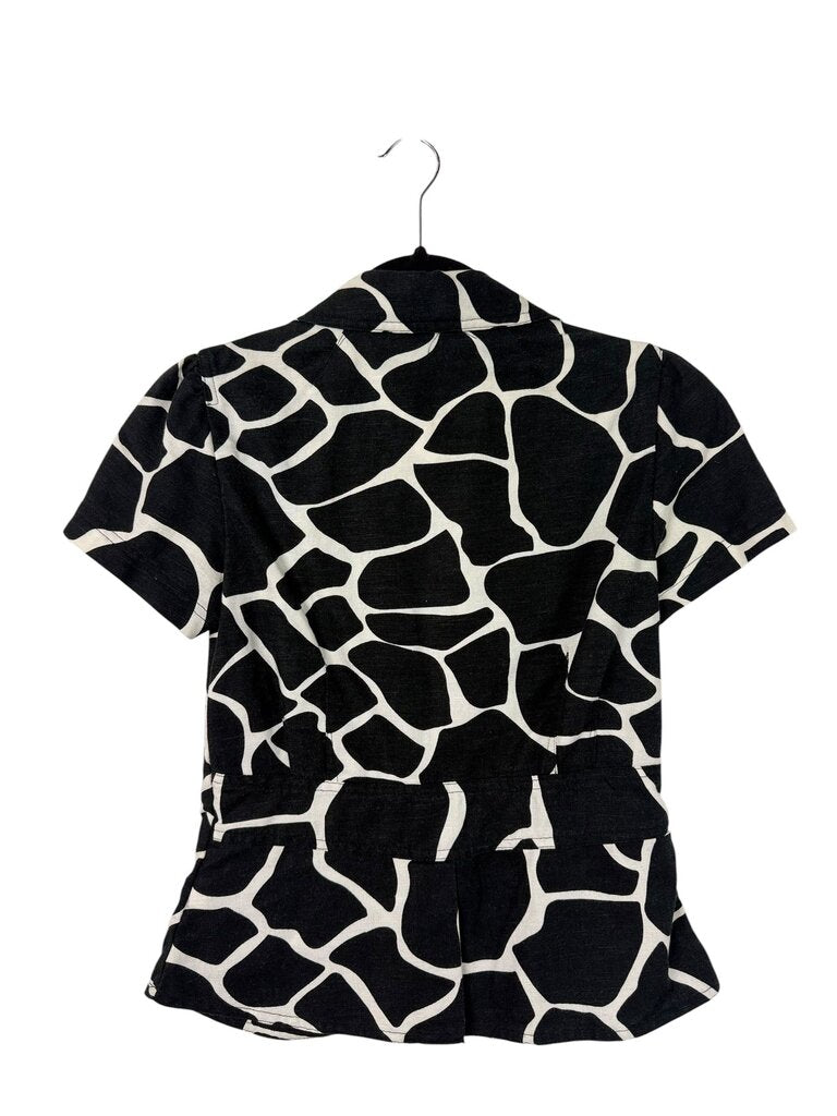 WHBM GIRAFFE PRINT BLAZER