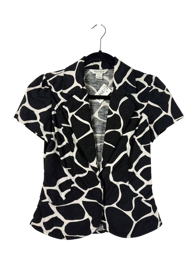 WHBM GIRAFFE PRINT BLAZER