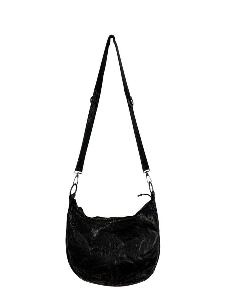 MASSIMO DUTTI LEATHER STUDDED CROSSBODY