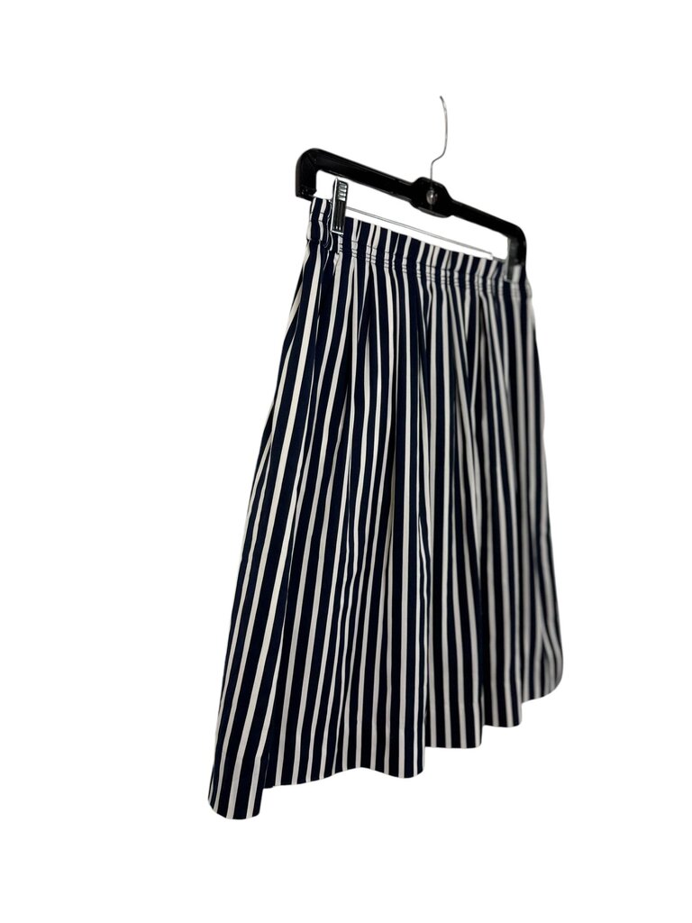 J.CREW STRIPED MIDI SKIRT