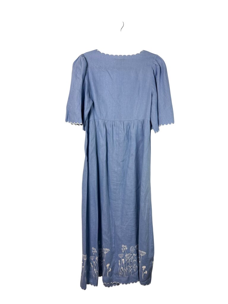 TUCKERNUCK FLORAL EMBROID MAXI DRESS