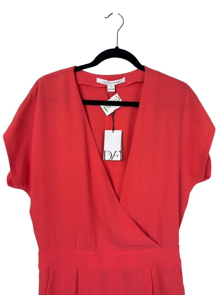 DAINE VON FURSTENBERG V NECK ROMPER