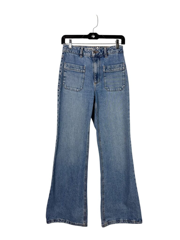 GARAGE HIGH WAISTED FLARE JEANS
