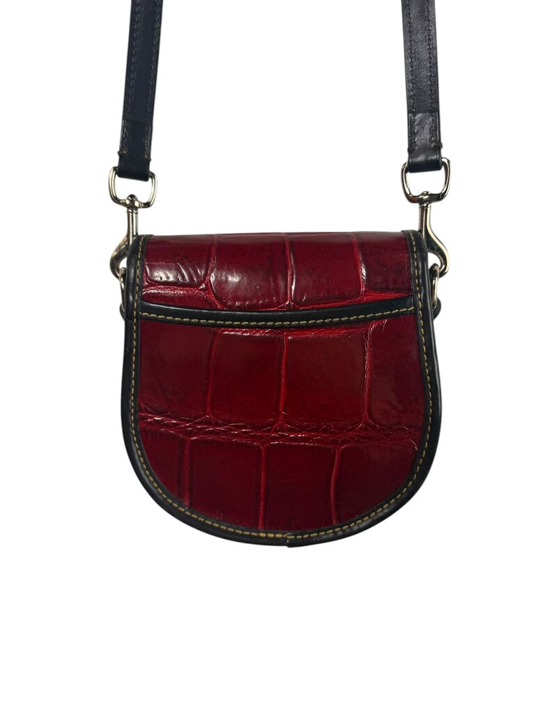 DOONEY & BURKE FLAP LEATHER CROSSBODY