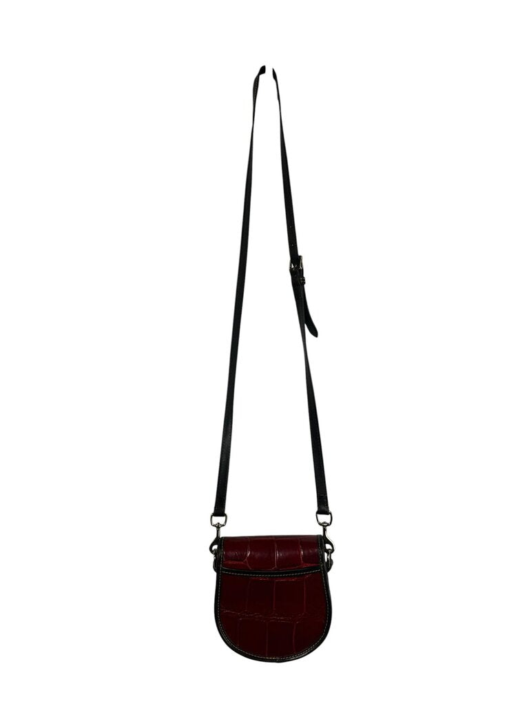 DOONEY & BURKE FLAP LEATHER CROSSBODY