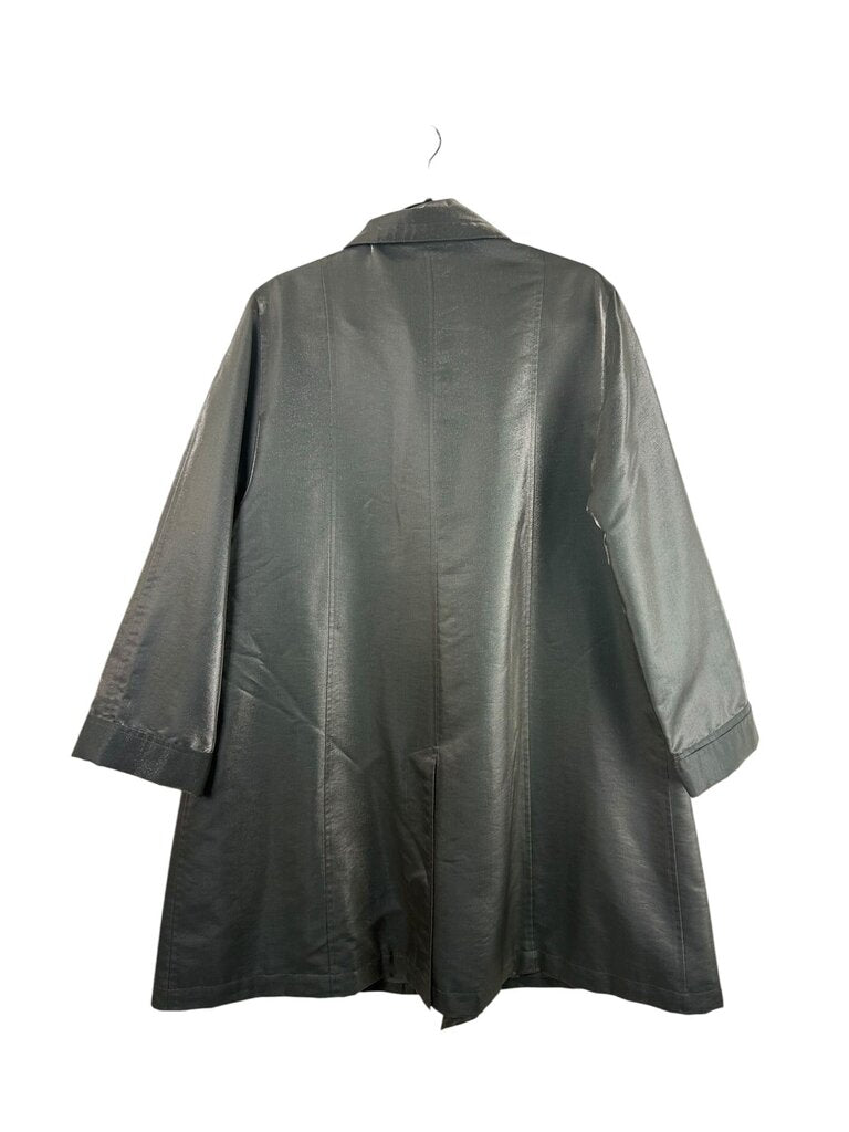 CHANEL SHIMMER ZIP FRONT JACKET