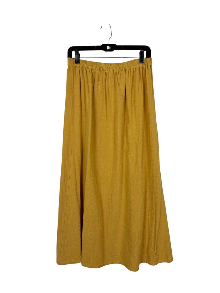 SKIES ARE BLUE BUTTON MIDI SKIRT