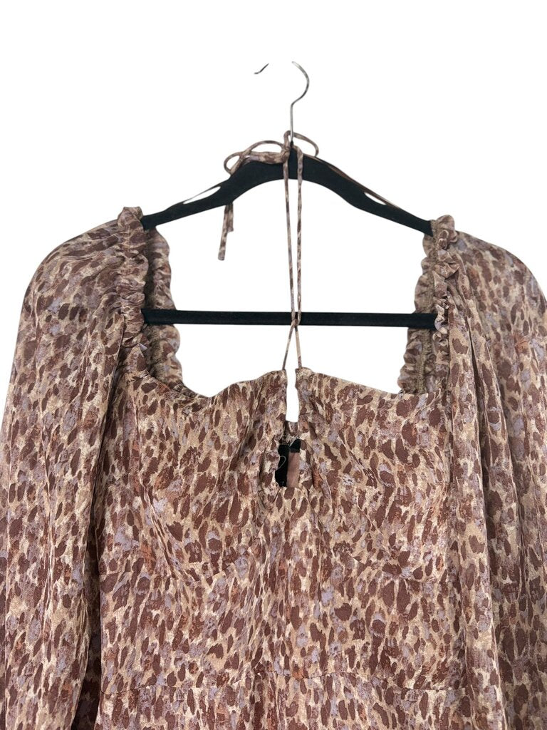 WINDSOR CHIFFON ANIMAL MINI DRESS