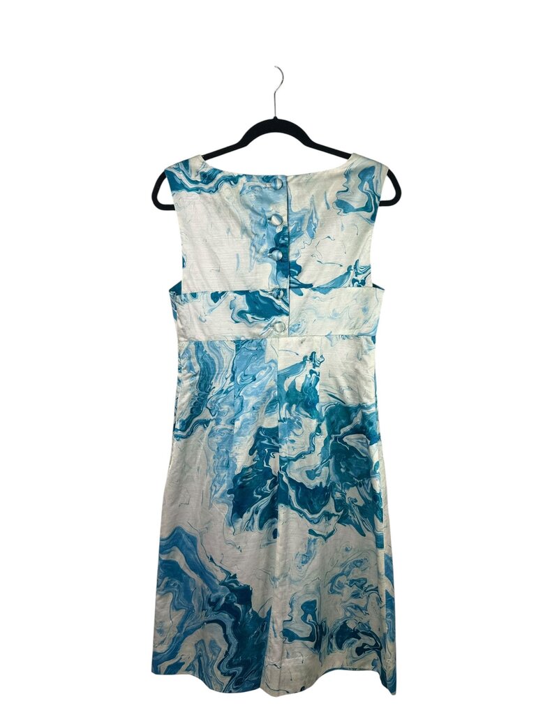 MAEVE MARBLE PRINT SHEATH DRESS