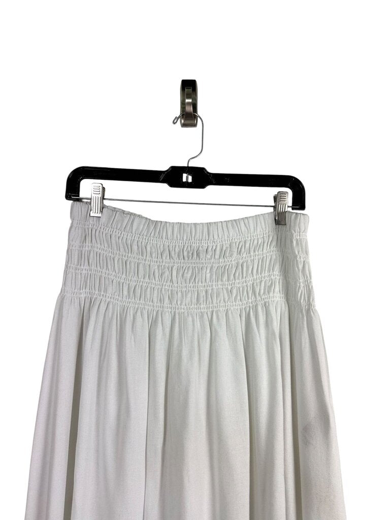 ELLEN TRACEY SMOCK MIDI SKIRT