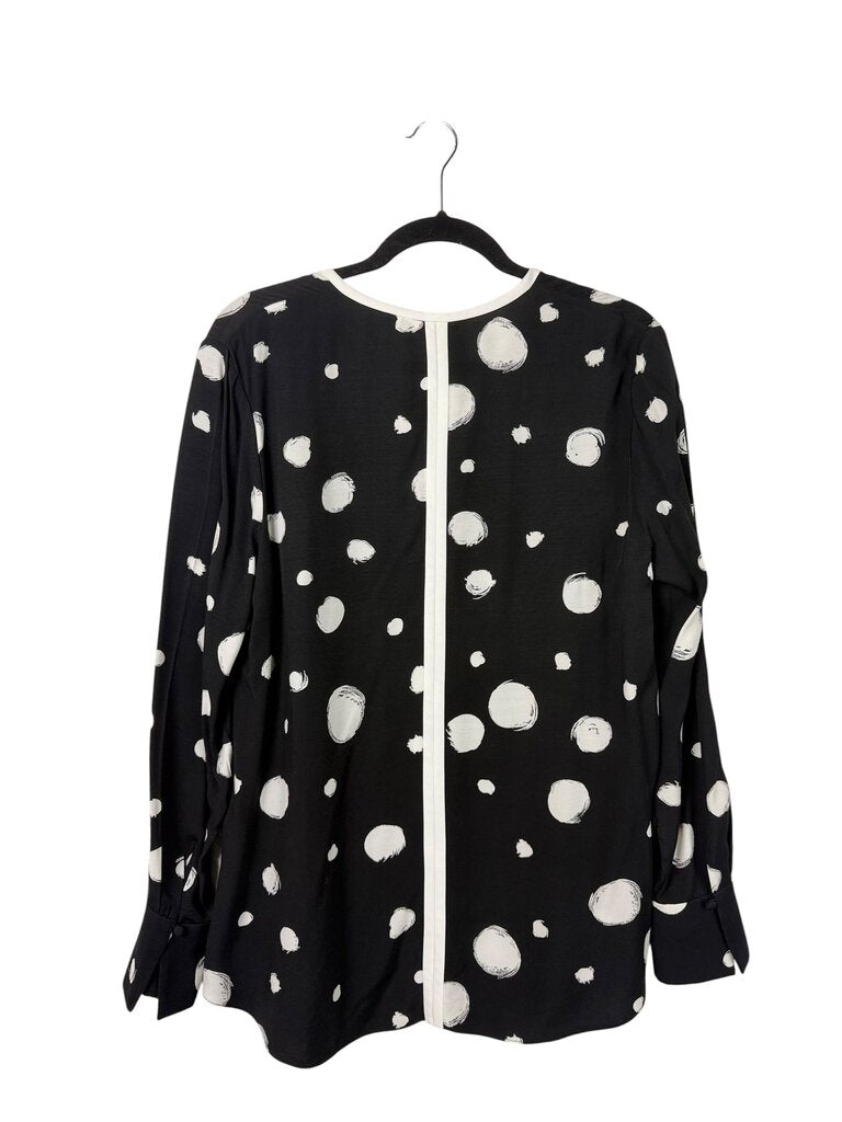 TED BAKER ABSTRACT DOTS BLOUSE