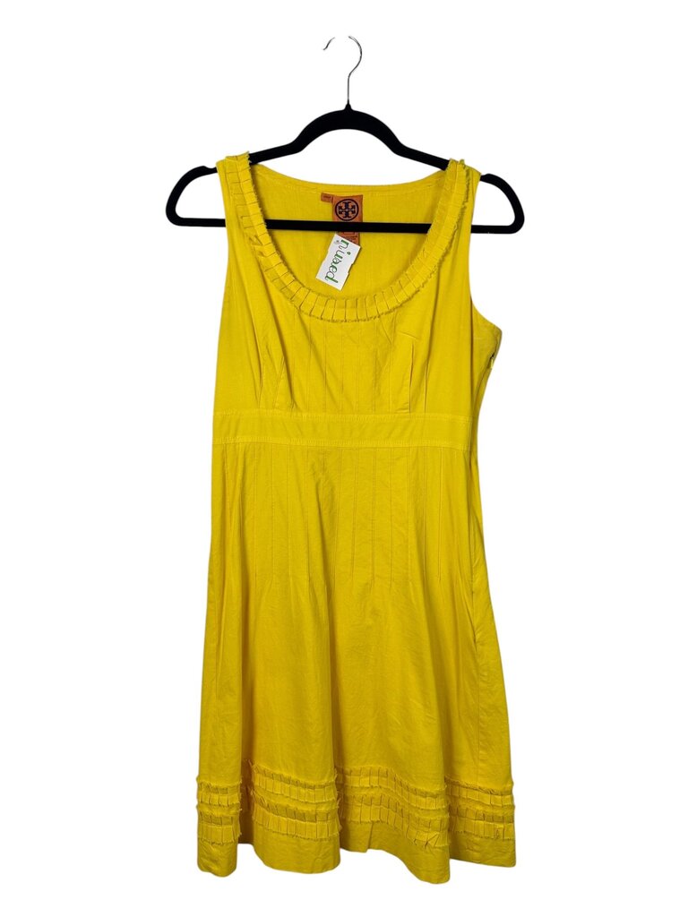 TORY BURCH PLEATED FLARE DRESS
