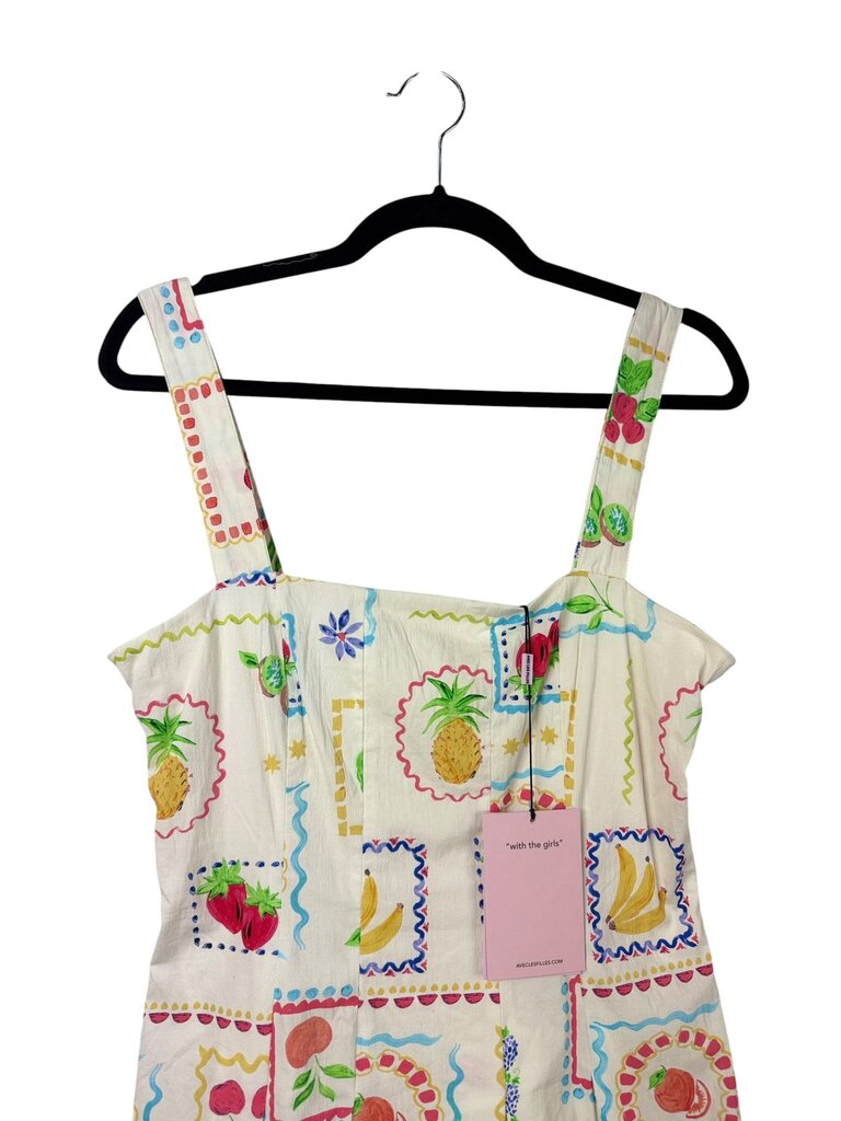 AVEC LES FILLES FRUIT PRINT DRESS