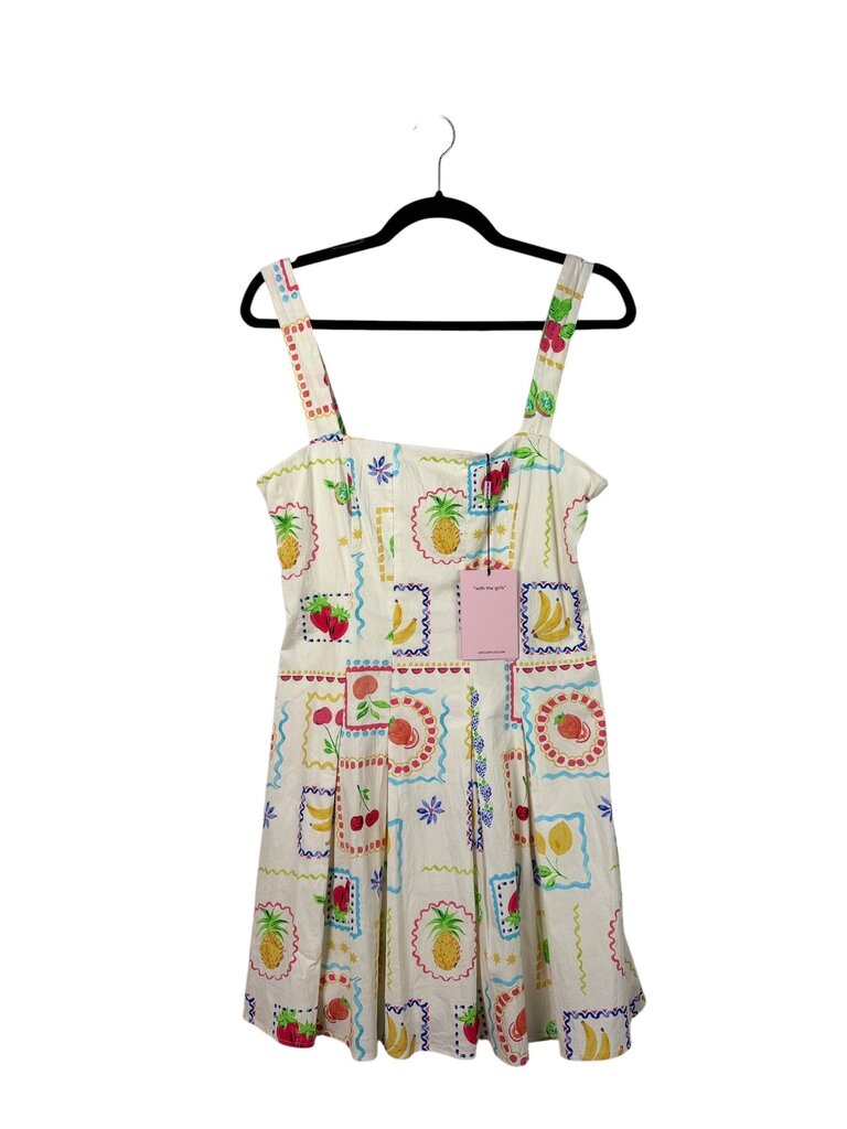 AVEC LES FILLES FRUIT PRINT DRESS