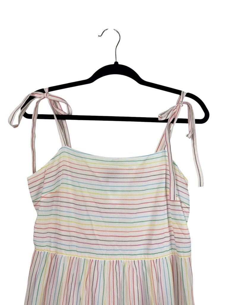 GAP RAINBOW STRIPED MIDI DRESS