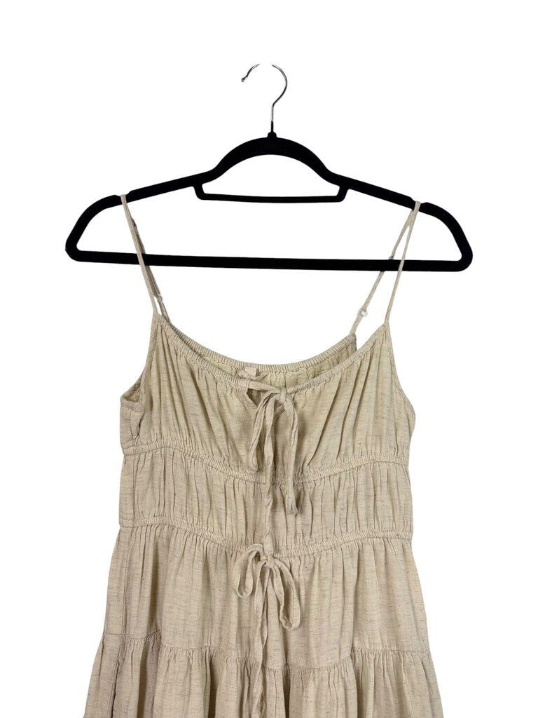 SIM & SAM LINEN MIDI DRESS
