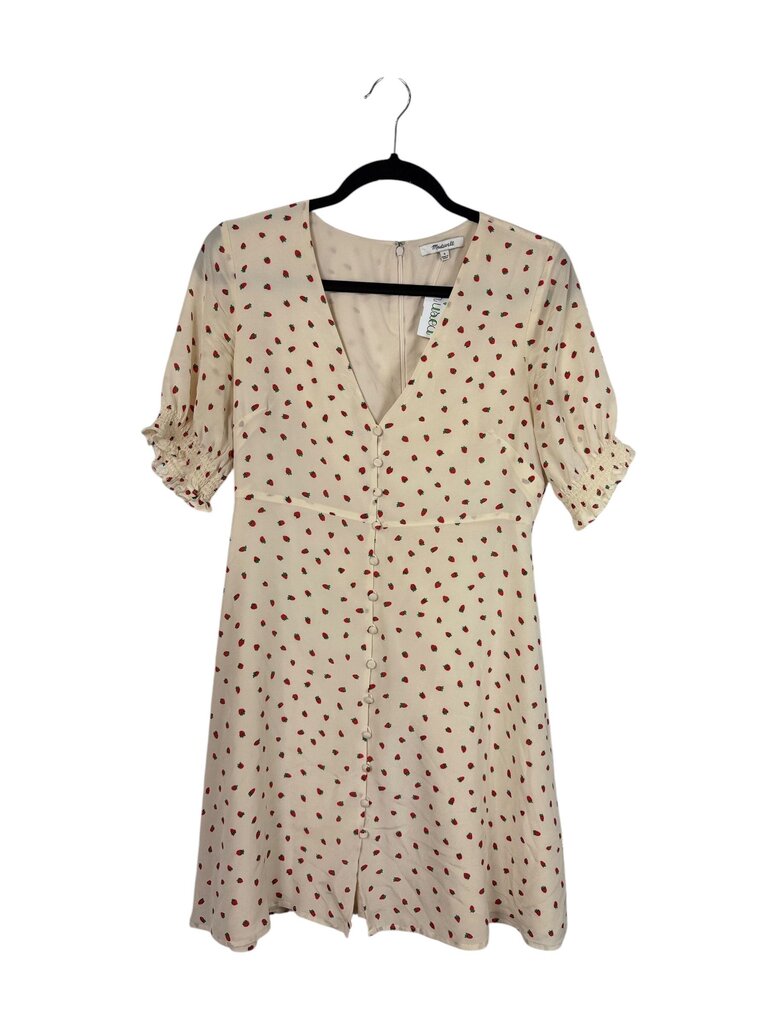 MADEWELL STRAWBERRY PRINT DRESS