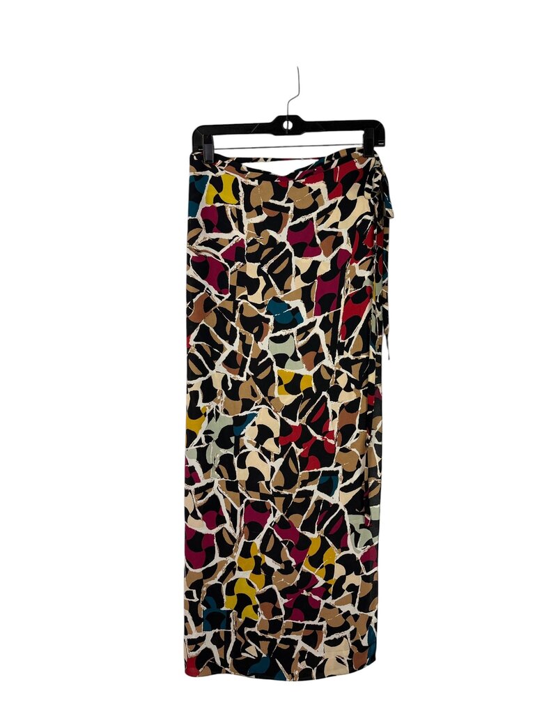 DIANE VON FURSTENBURG PRINT WRAP SKIRT