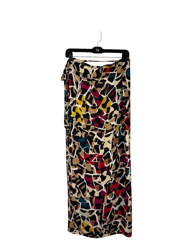 DIANE VON FURSTENBURG PRINT WRAP SKIRT