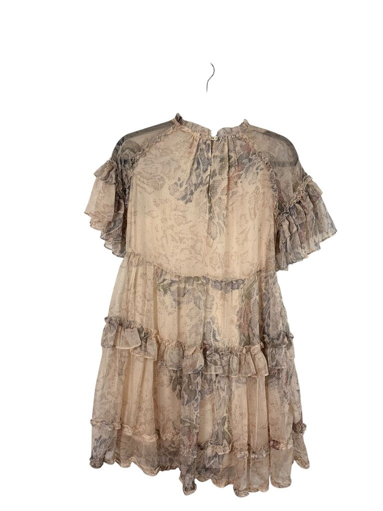 OLIVIACIOUS SNAKESKIN BABYDOLL DRESS