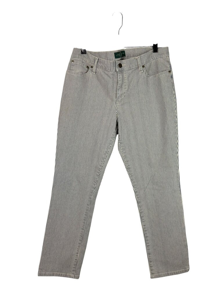 LAUREN RALPH LAUREN STRIPED JEANS