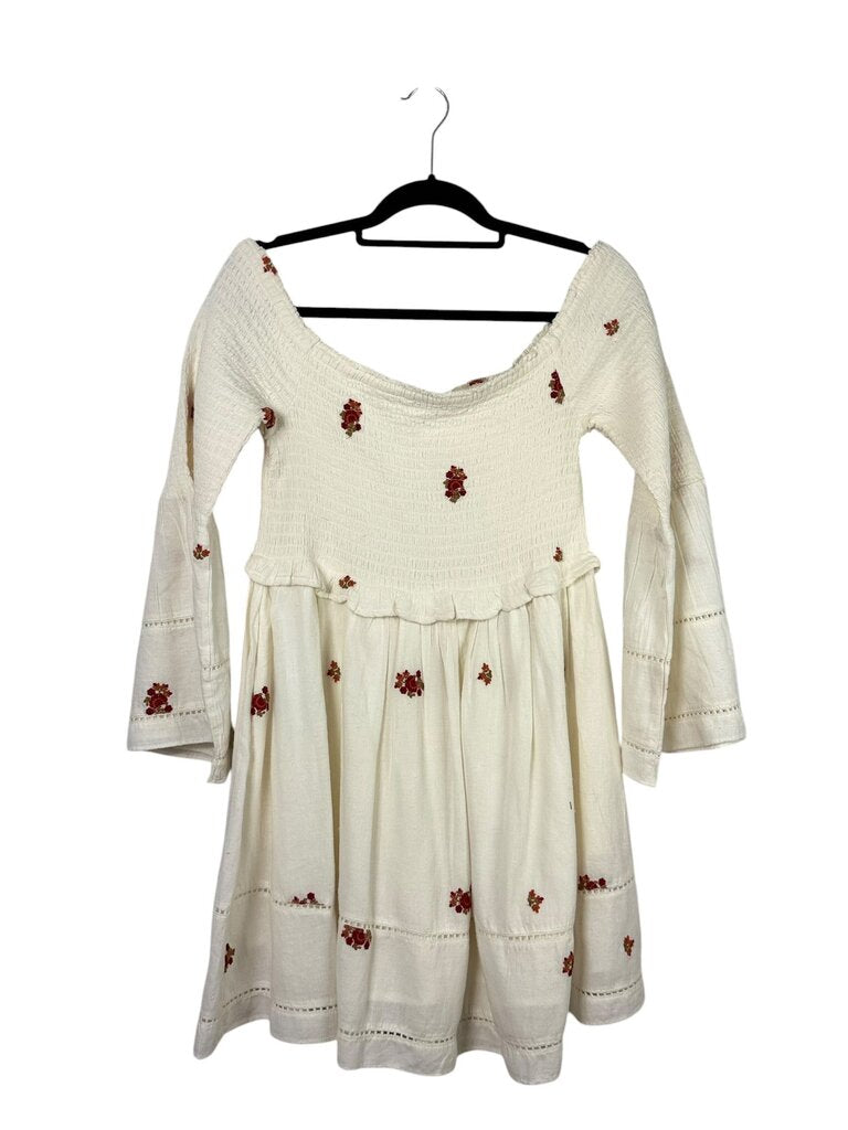 FREE PEOPLE FLORAL SMOCK DRESS