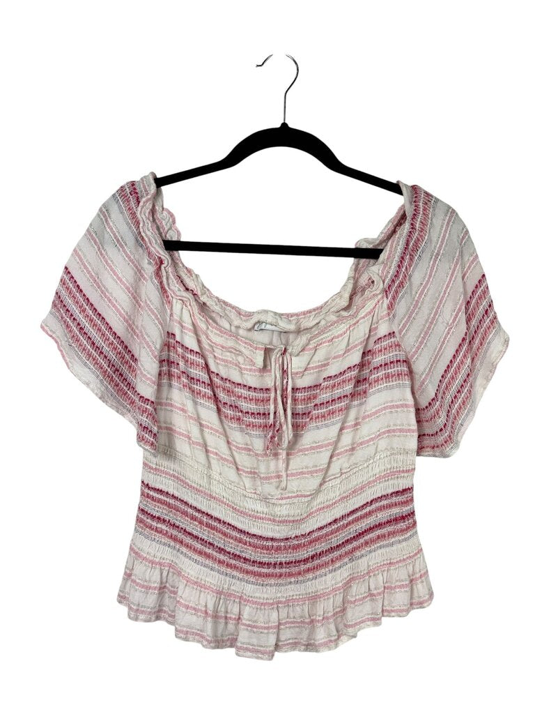 JUNIPER BLUE SMOCK BLOUSE