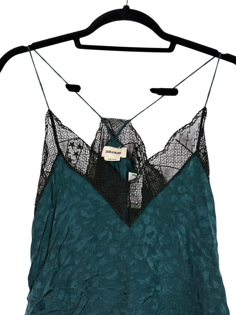 ZADIG & VOLTAIRE CHRISTY JAC-LEO TANK