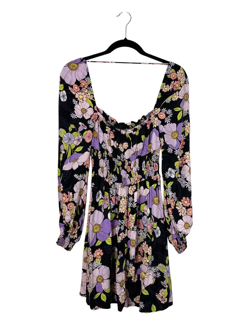 AFRM FLORAL SMOCK DRESS