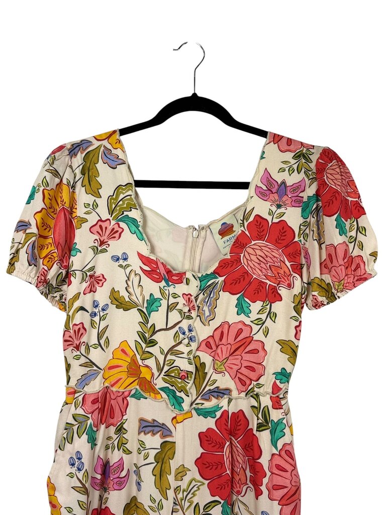 FARM FOR ANTHROPOLOGIE FLORAL JUMPSUIT