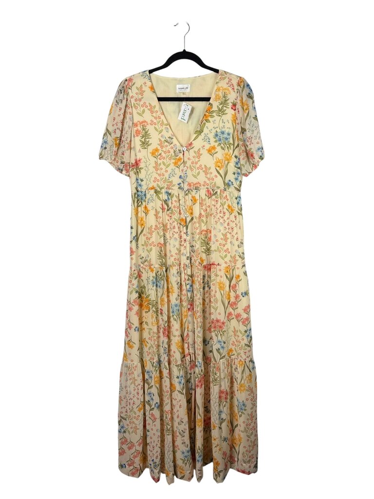 SUGAR LIPS FLORAL MAXI DRESS