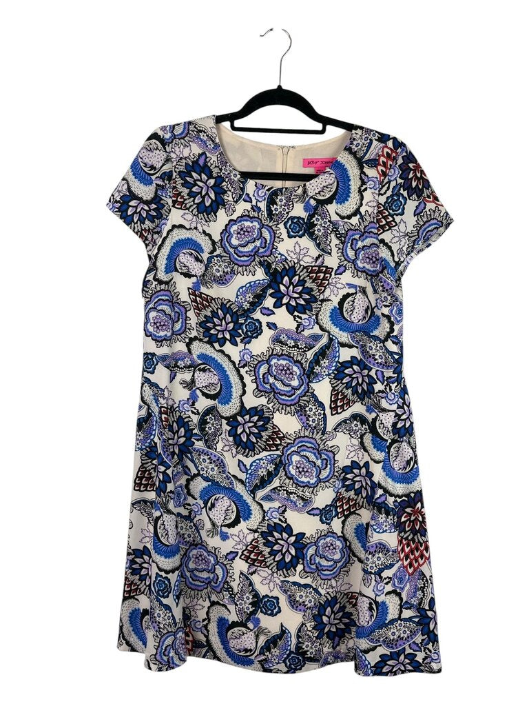 BETSEY JOHNSON FLORAL PAISLEY SHIFT DRESS