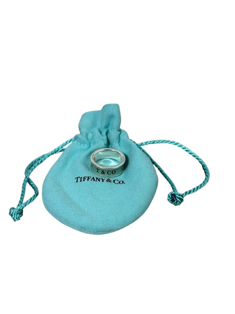 AUTHENTIC TIFFANY & CO 1837 ENAMEL RING