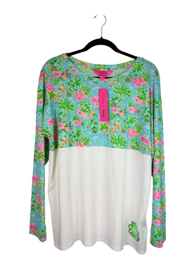 LILLY PULITZER MICKEY MOUSE FLORAL TOP