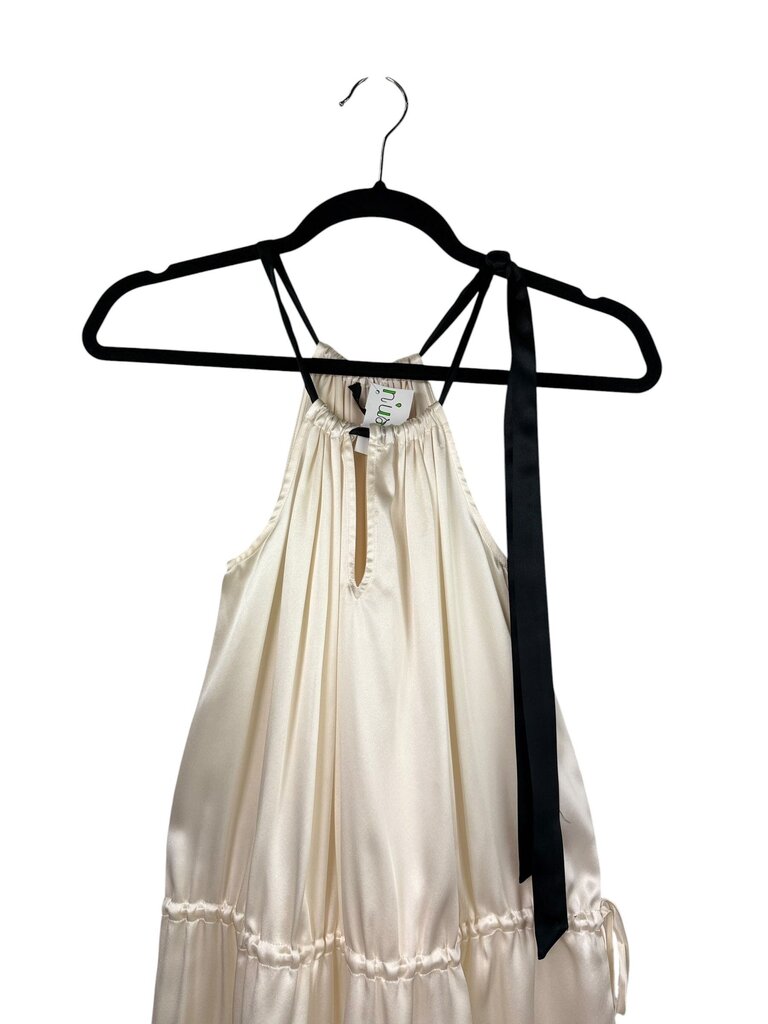 BCBG MAXAZRIA SILK EYELET DRESS