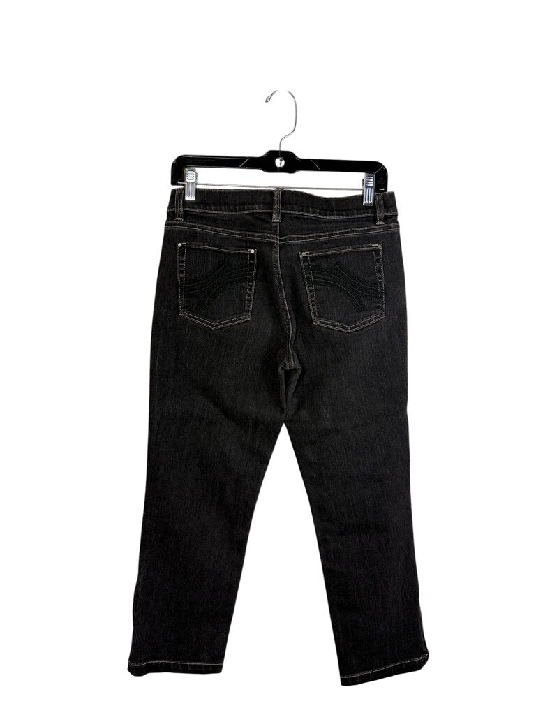 WHBM LOW RISE DENIM CAPRIS