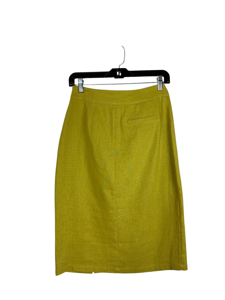 ASYMMETRICAL BUTTON PENCIL SKIRT