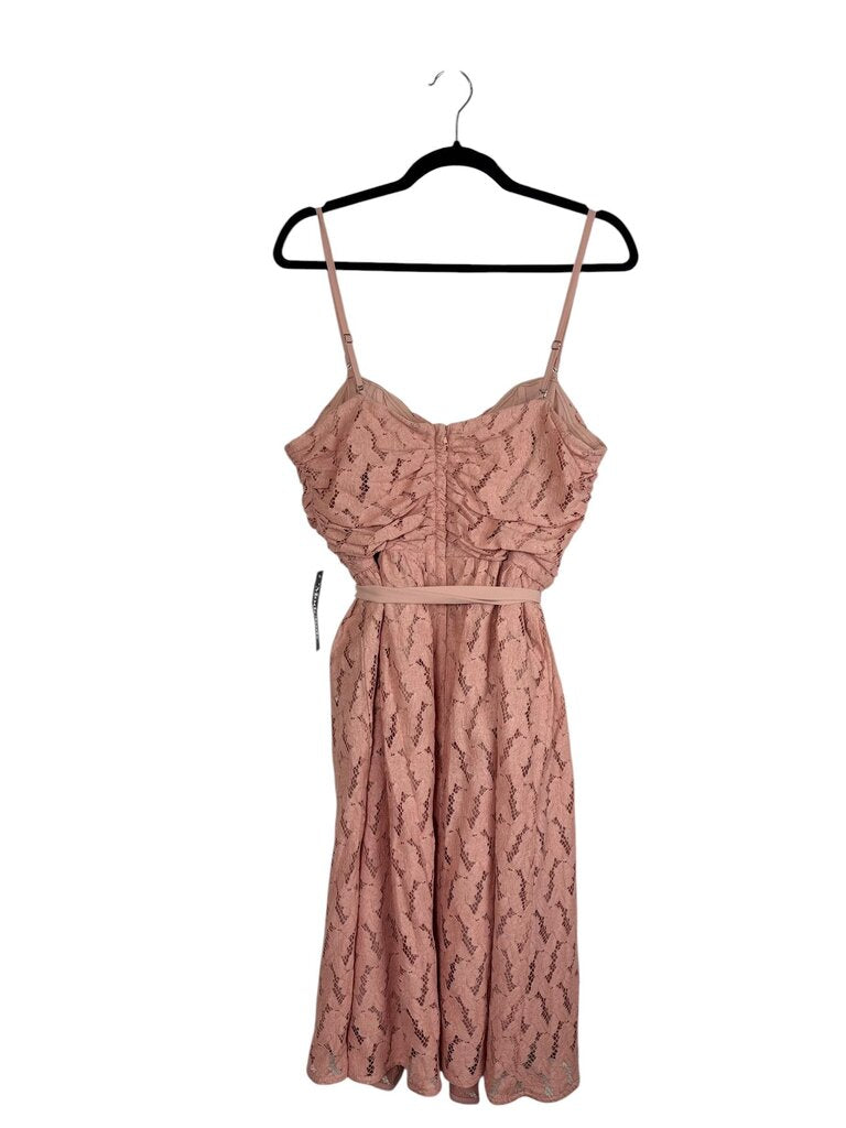 MODCLOTH BELTED LACE DRESS