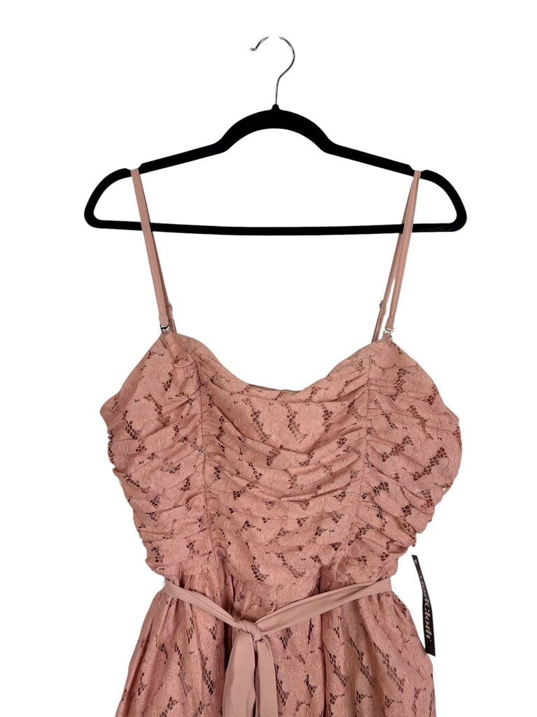 MODCLOTH BELTED LACE DRESS