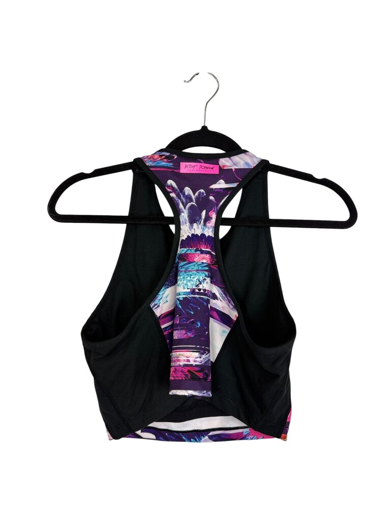 BETSEY JOHNSHON FLORAL SPORTS BRA