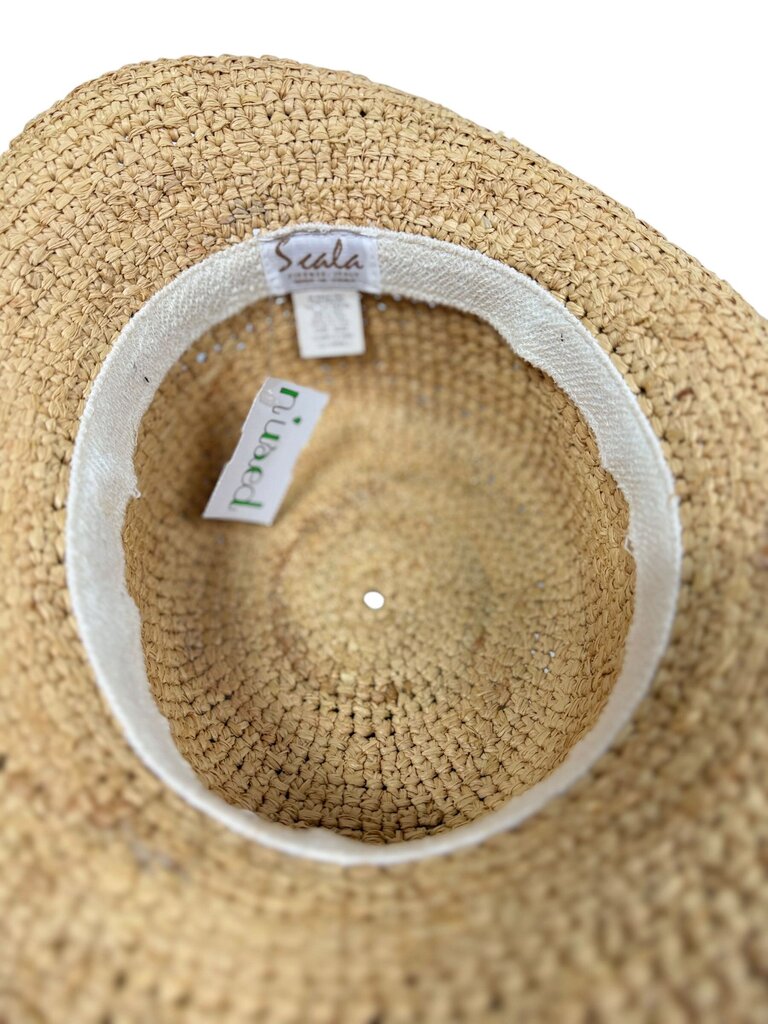 SCALA WOVEN STRAW HAT