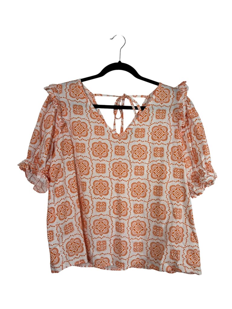 ANN TAYLOR LINEN BLEND BLOUSE