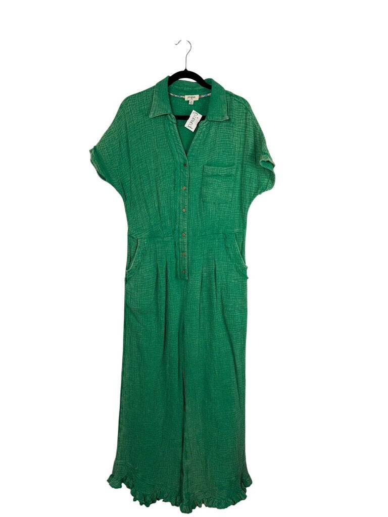 UMGEE GAUZE BUTTON JUMPSUIT