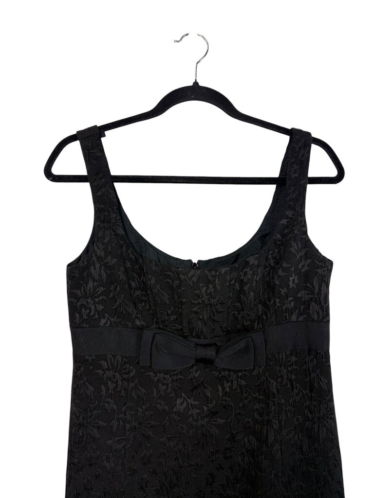 NANETTE LEPORE TEXTUERED BOW SHEATH DRESS