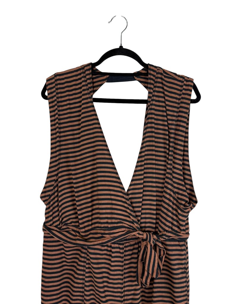 FP MOVEMENT STRIPED BARREL LEG JUMPSUIT