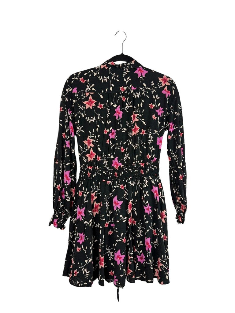 FREE PEOPLE FLORAL SHIRT DRESS