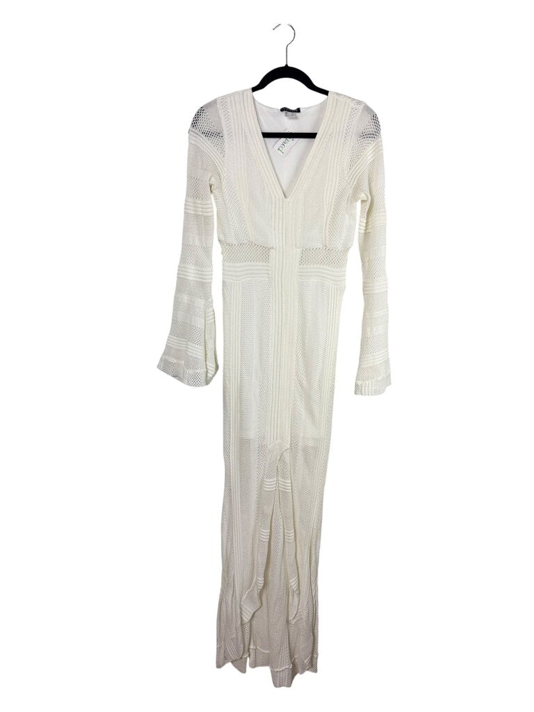 VENUS CROCHET KNIT MAXI DRESS