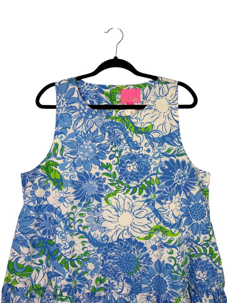 LILLY PULITZER DROP WAIST FLORAL DRESS