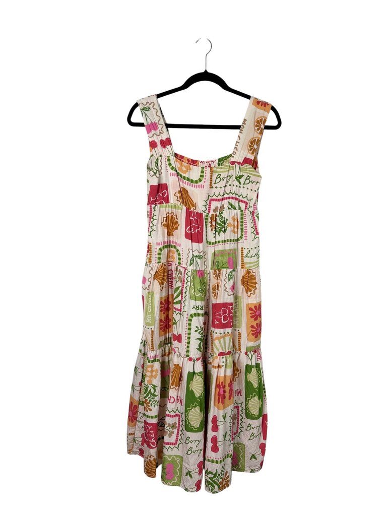 JADE BY JANE PATCHWORK PRINT MAXI DRESS
