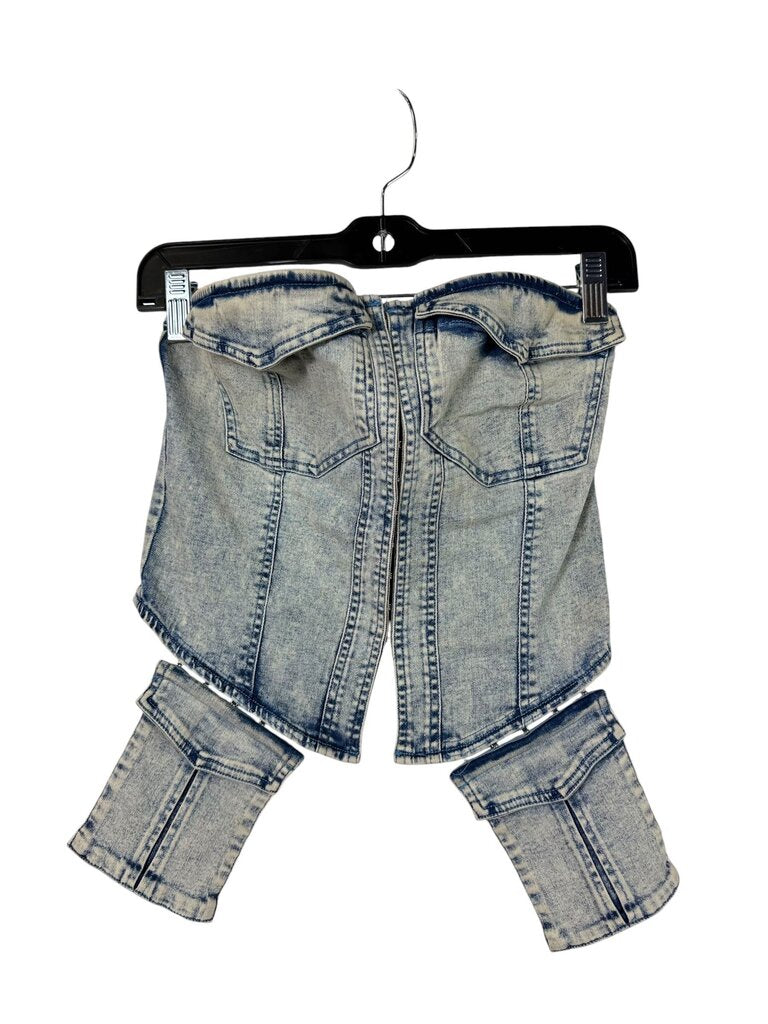 AKIRA ACID WASH CORSET